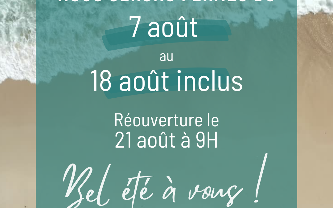 fermeture annuelle