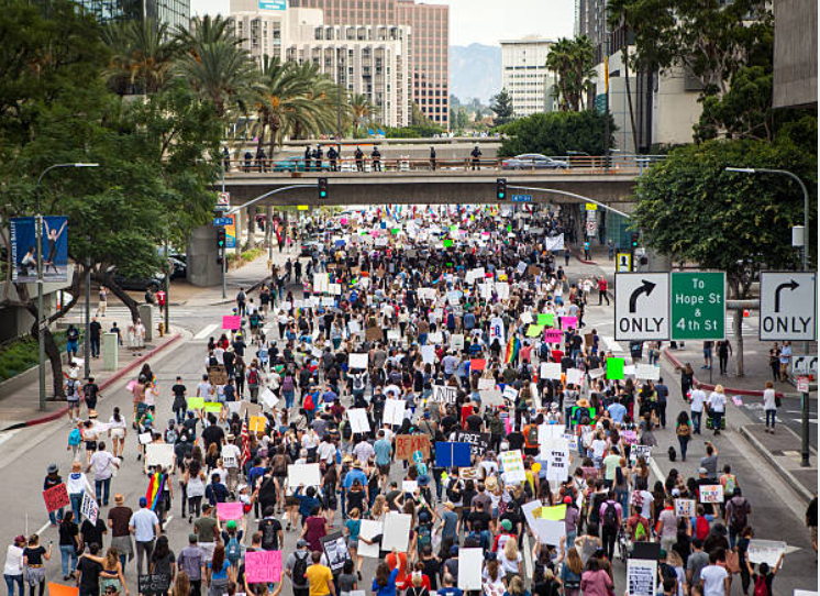 Les manifestations de Los Angeles